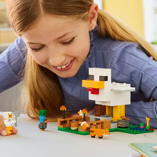 LEGO Minecraft Kippenboerderij Dieren Speelgoed voor Kinderen 21585