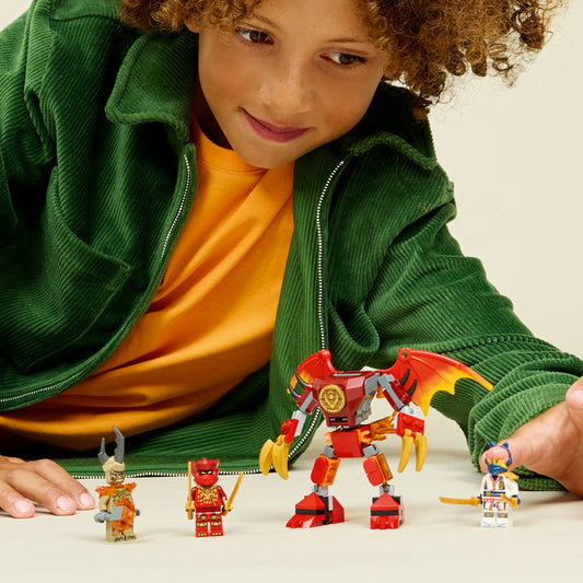LEGO® NINJAGO® Kai's Drakenmecha Strijdpakket - Mechaspeelgoed - Speelset met 3 Minifiguren - 71851