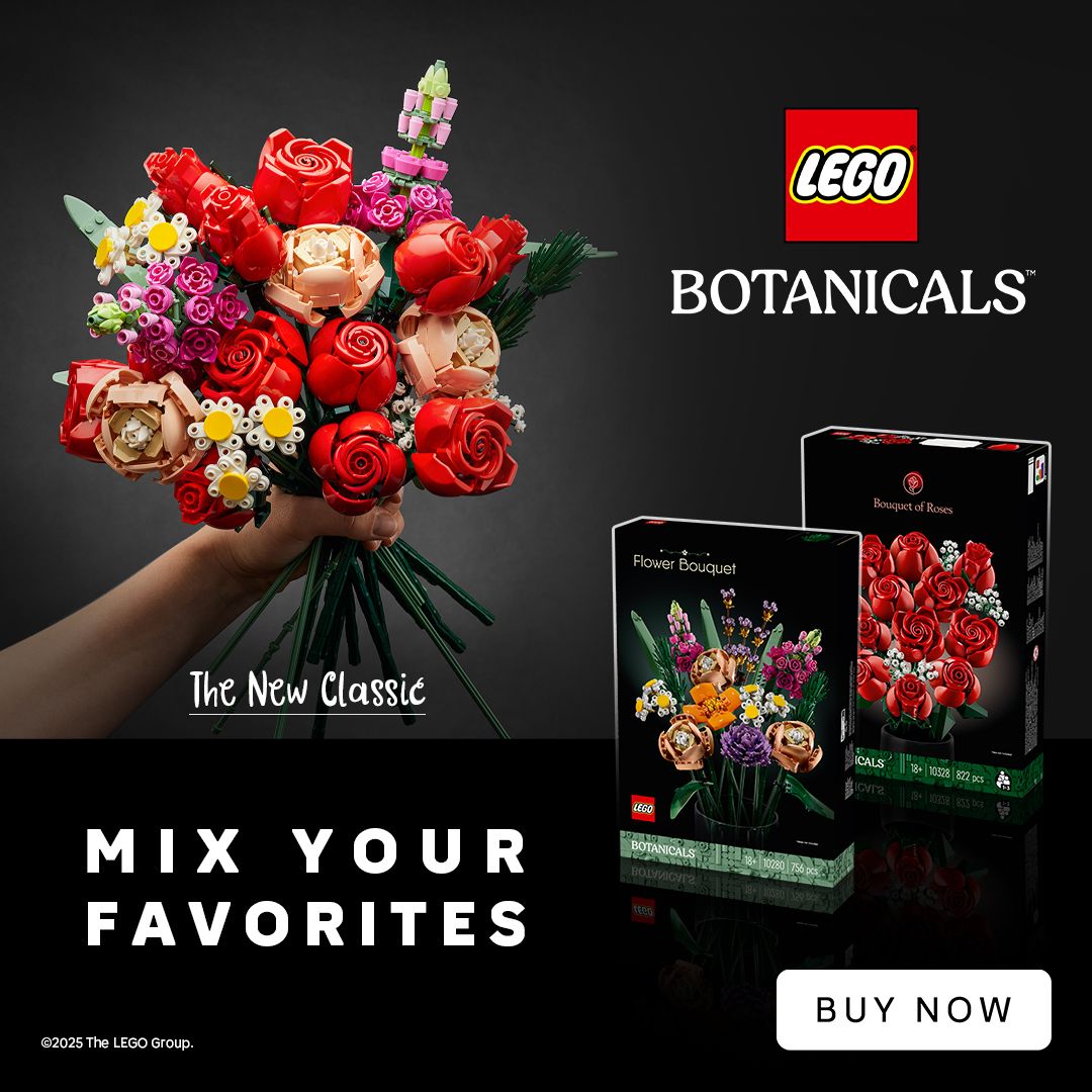 LEGO "The new classic": LEGO 10280 Bloemboeket & LEGO 10328 Rozenboeket