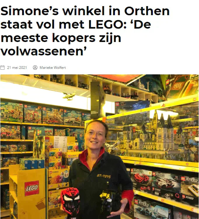 KRANTEN ARTIKEL OVER 2TTOYS, DE LEUKSTE LEGO WINKEL VAN NEDERLAND | 2TTOYS ✓ Official shop<br>