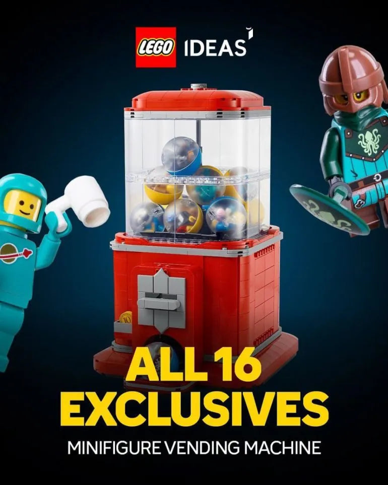 Alle minifiguren uit de nieuwe LEGO 21358 Minifiguren automaat