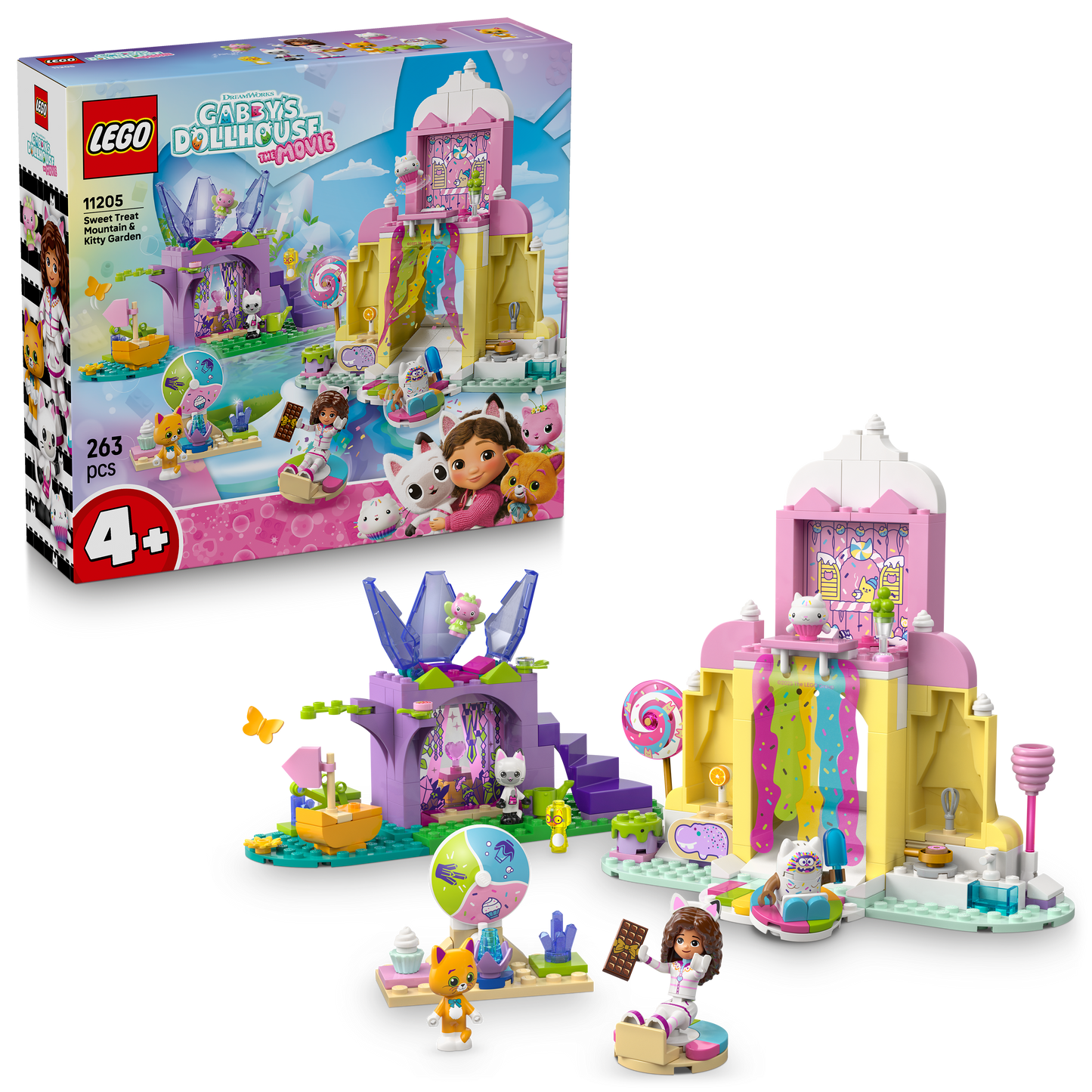 LEGO Snoepjesberg en kittentuin 11205 Gabby's Dollhouse
