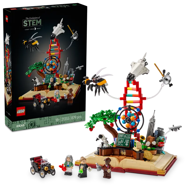 LEGO De ontwikkeling van Stem 21355 Ideas