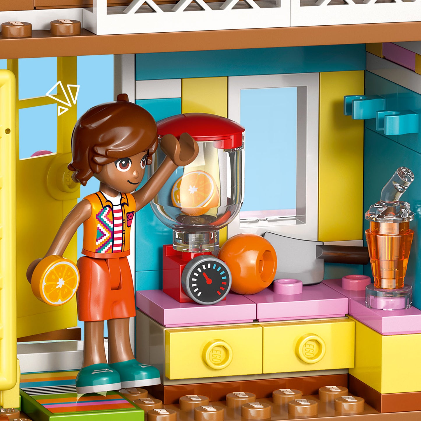 LEGO® Friends Strandhuis met Zeehonden - Bouwset met 3 Minipoppetjes en 2 Zeehondenfiguren - 42699