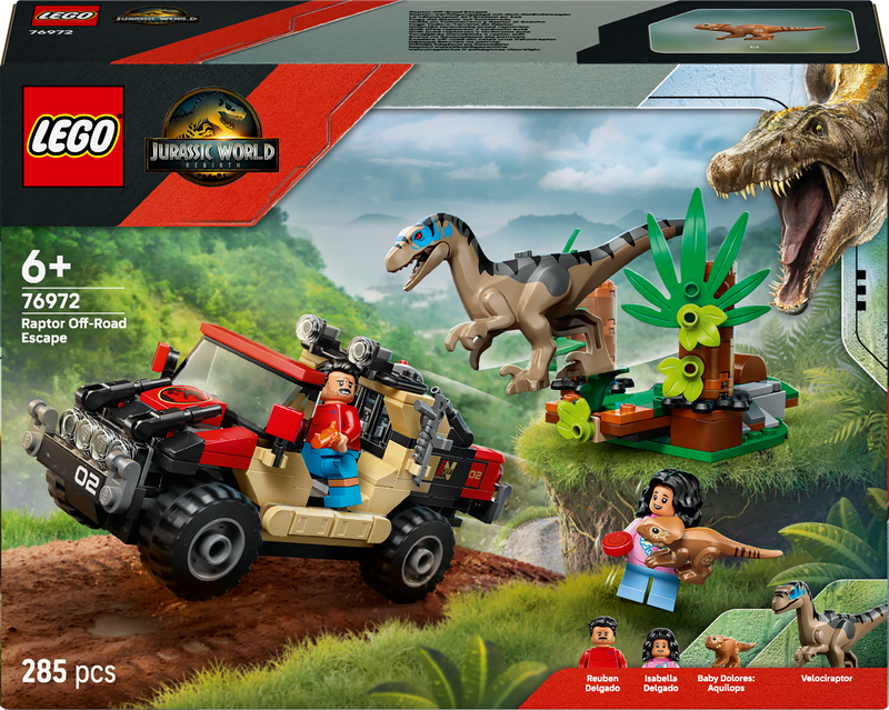 LEGO Raptor Off-Road Escape 76972 Jurassic World