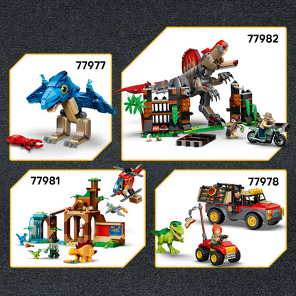 LEGO Jurassic World Mosasaurus Bootaanval - Dinosaurus Speelgoed voor Kinderen Vanaf 7 Jaar - Bouwpakket met 3 Minifiguren en Voorgevormd Dino Model - Cadeau voor Jongens en Meisjes 77983