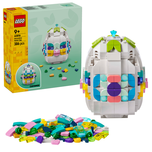 LEGO Paasei Versieren Paasdecoratie en Bouwpakket met Speelgoed voor Kinderen 40816
