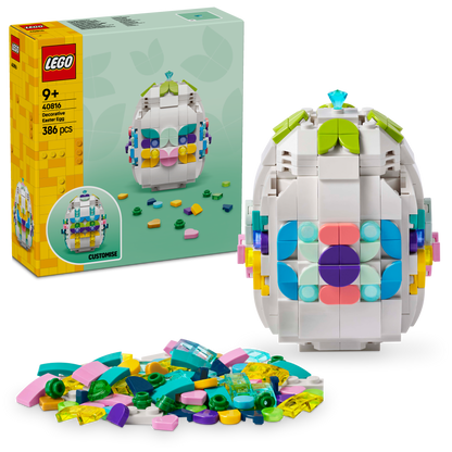 LEGO Paasei Versieren Paasdecoratie en Bouwpakket met Speelgoed voor Kinderen 40816