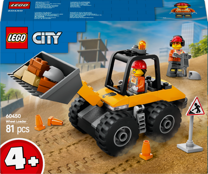 LEGO Yellow Wheel Loader Excavator 60450 City