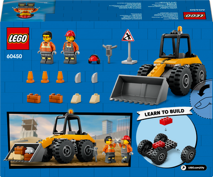 LEGO Yellow Wheel Loader Excavator 60450 City