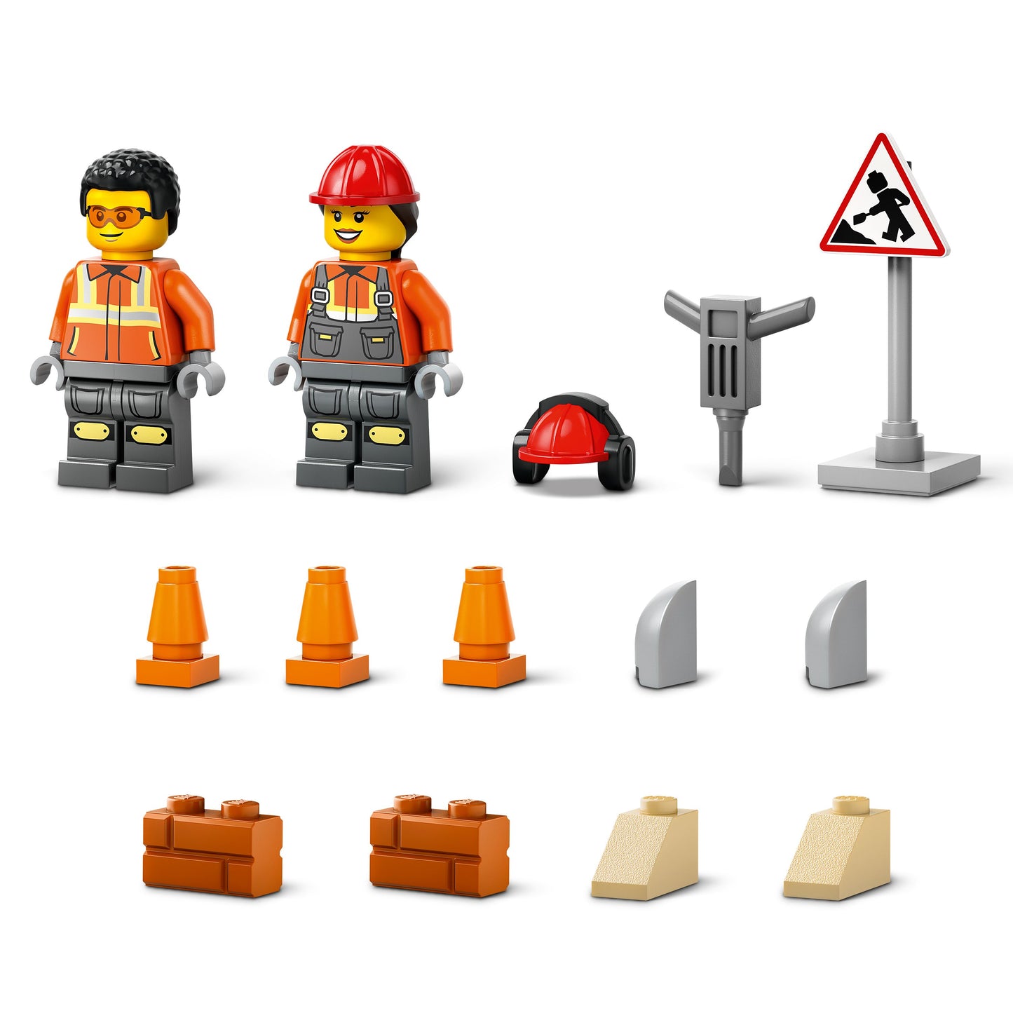 LEGO Yellow Wheel Loader Excavator 60450 City