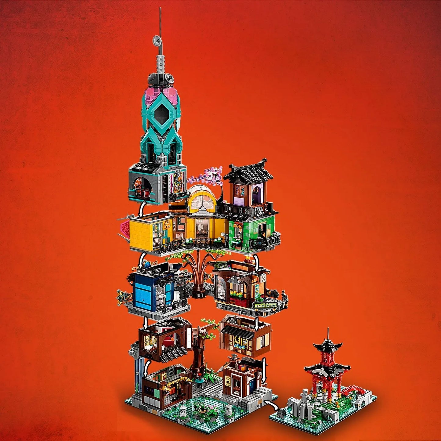 LEGO Ninjago Stadstuinen / The gardens of Ninjago City 71741 Ninjago