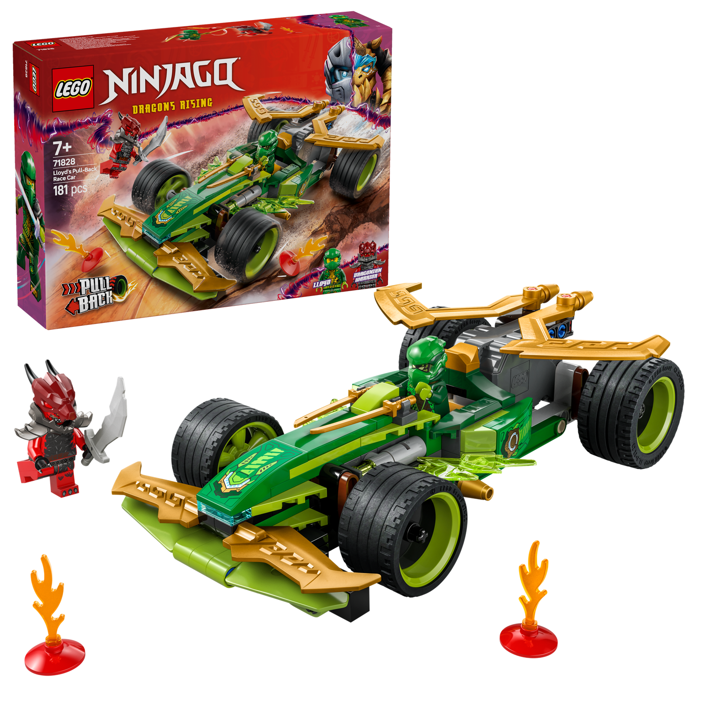 LEGO Lloyds Pull-back Race Car 71828 Ninjago
