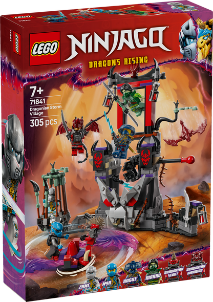 LEGO 71841 Draconian Village: Experience epic ninja adventures!
