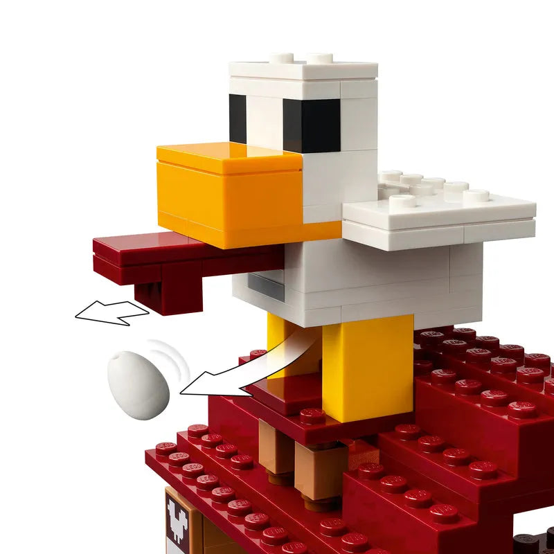 LEGO The Ghast Balloon Village Attack 21273 Minecraft