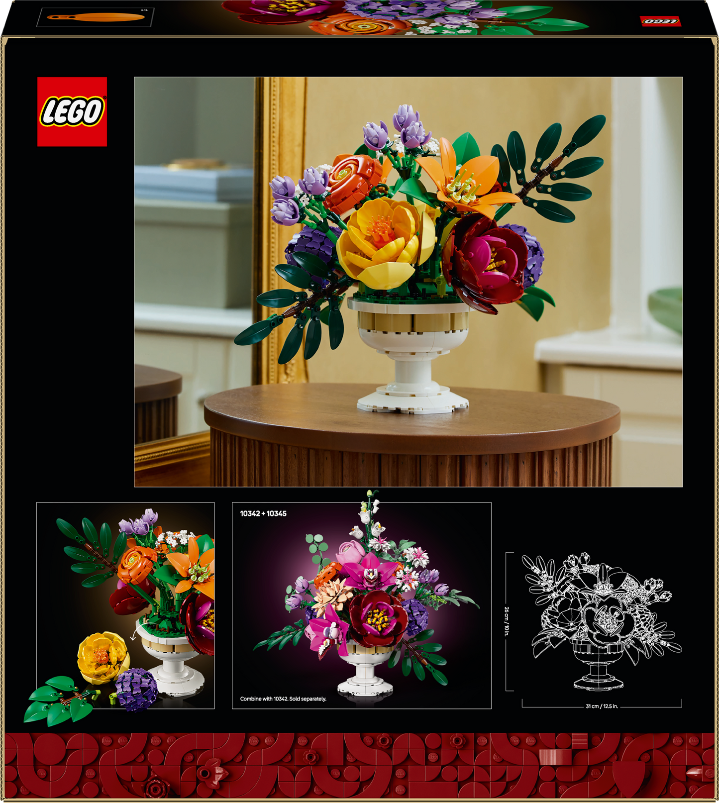 LEGO Flower Arrangement 10345 Botanical Collection