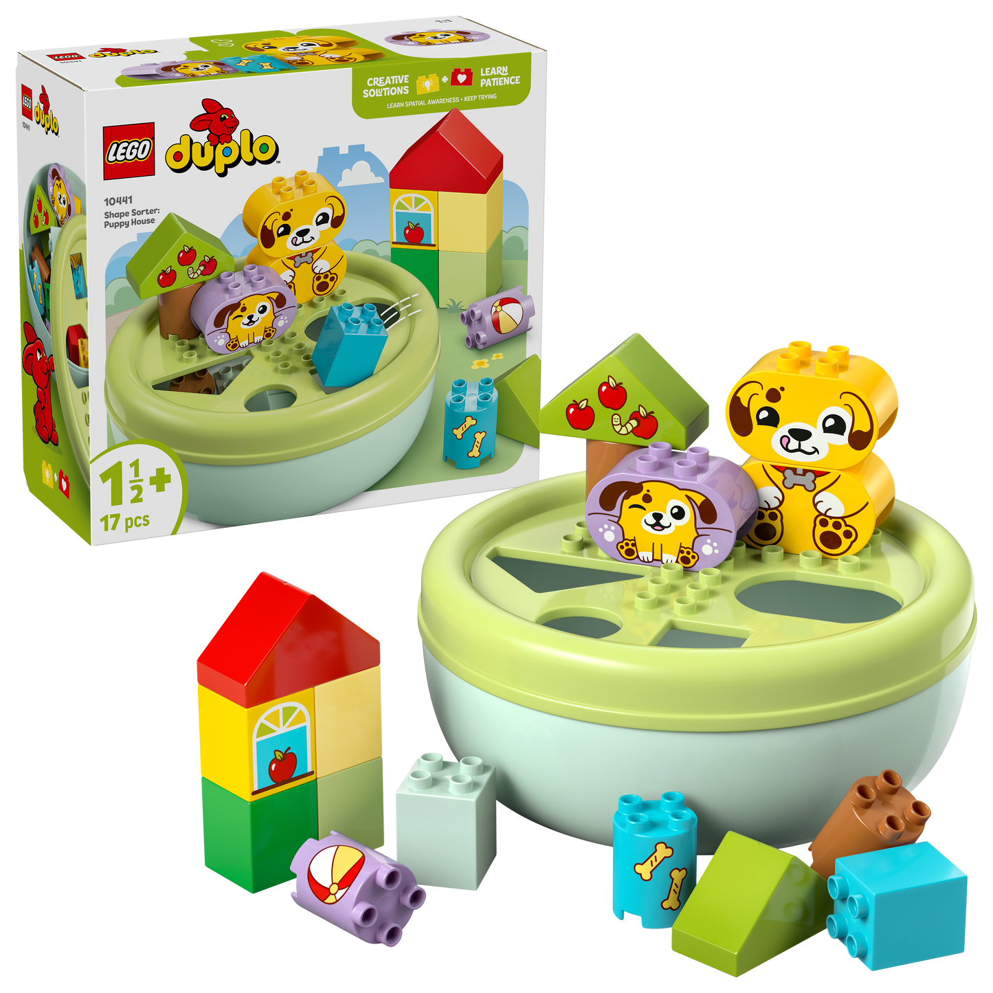 LEGO Vormenstoof: puppyhuis 10441 DUPLO