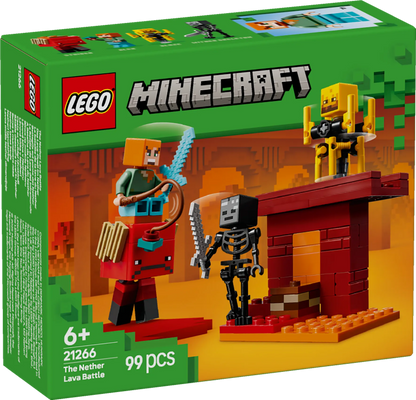 LEGO The Nether Lava Battle 21266 Ninjago
