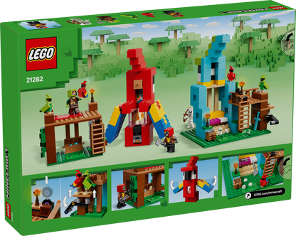 LEGO De papegaaienhuizen 21282 Minecraft