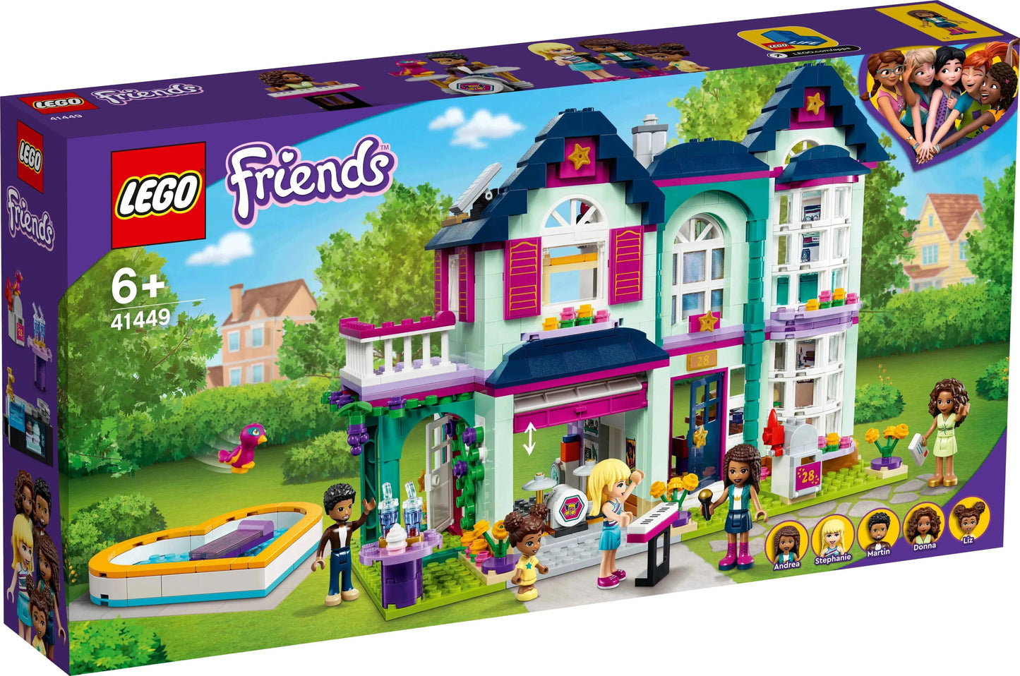 LEGO Andreas Familienhaus 41449 Friends