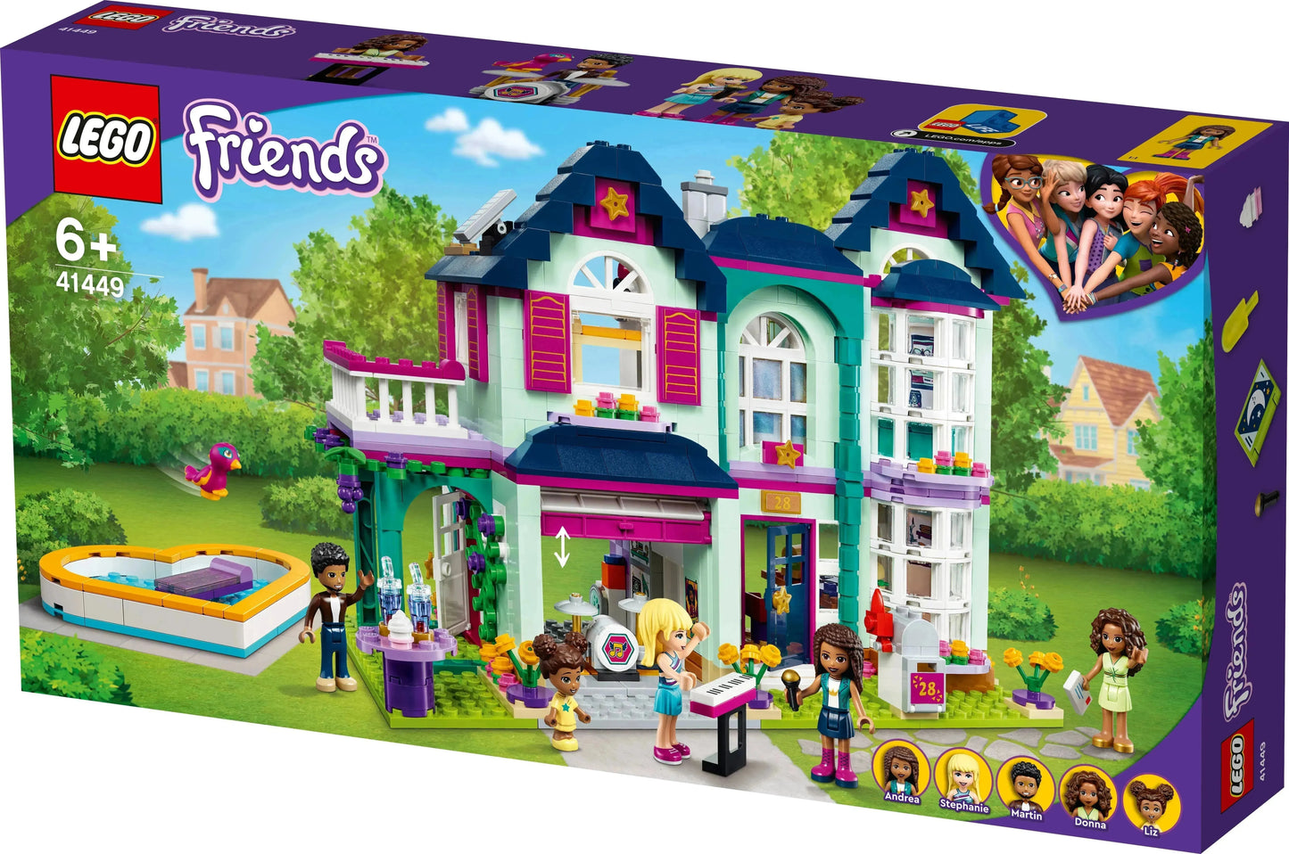 LEGO Andreas Familienhaus 41449 Friends