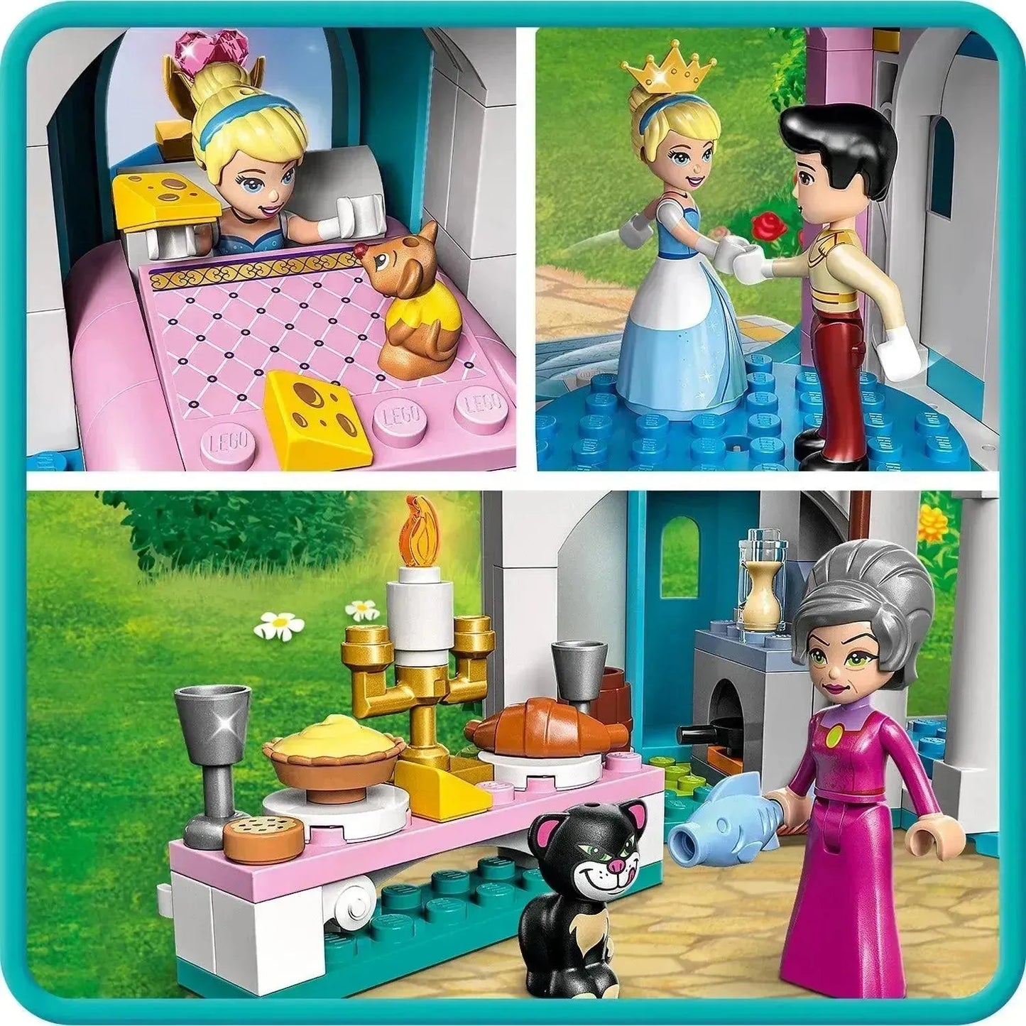 LEGO The Disney Castle of Cinderella and the handsome prince 43206 Disney