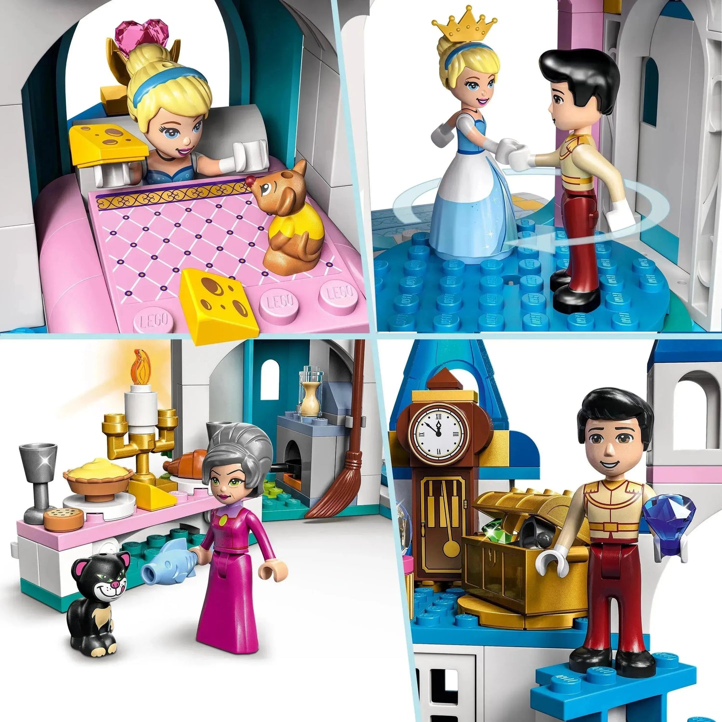 LEGO The Disney Castle of Cinderella and the handsome prince 43206 Disney