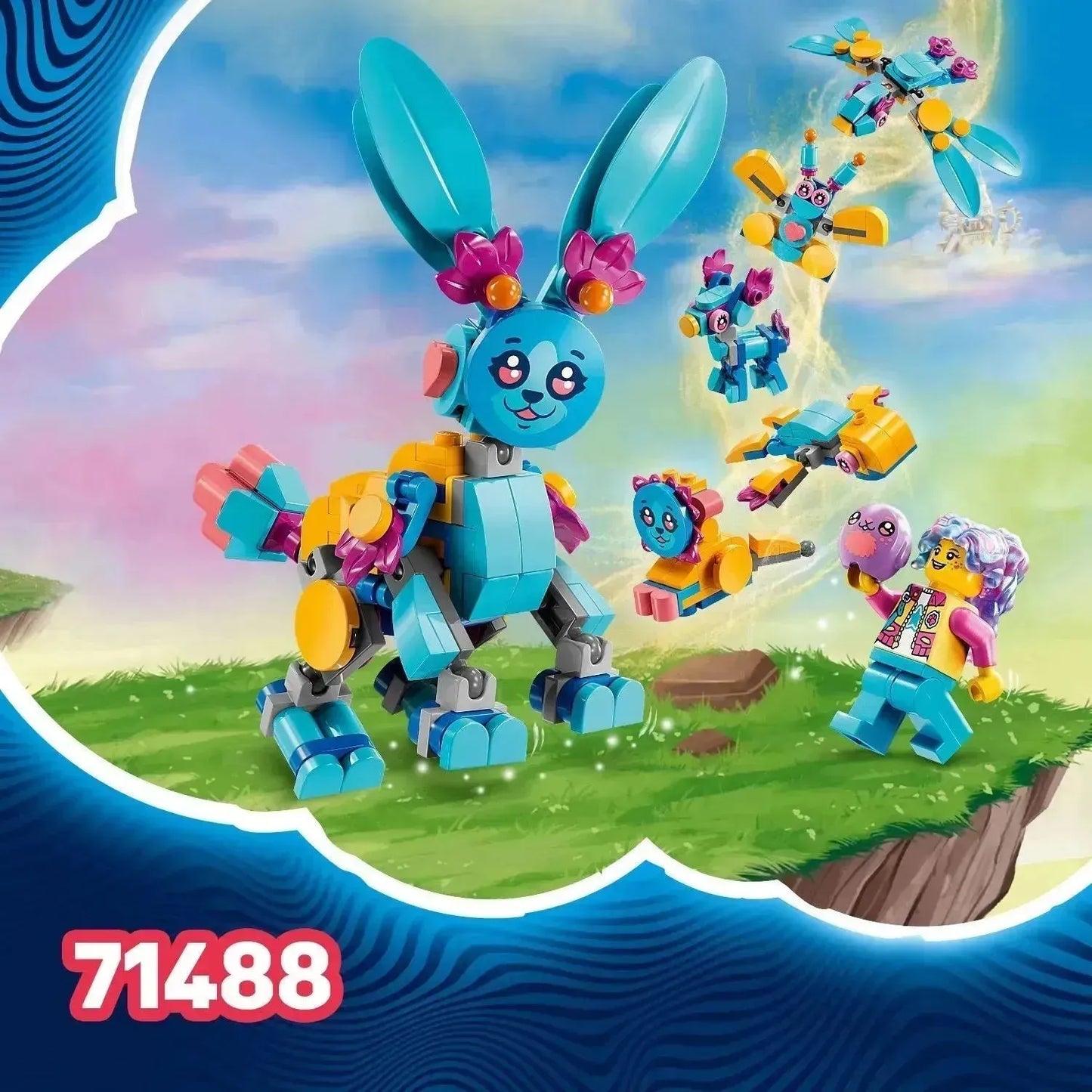 LEGO Izzie and Bunchu Rro the gaming bunny 71490 Dreamzzz