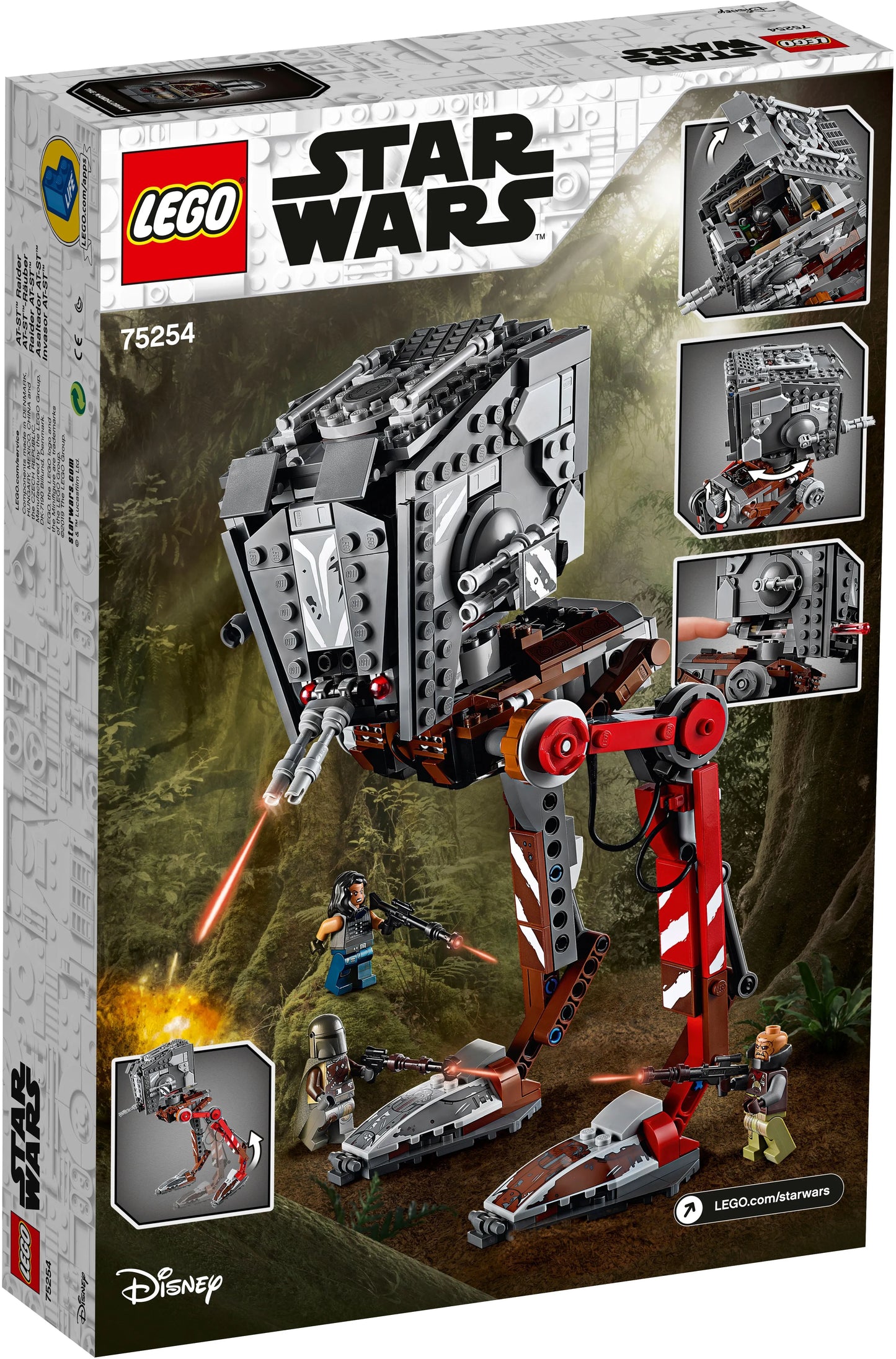 LEGO The AT-ST Raider All Terrain Scout Transporter 75254 StarWars