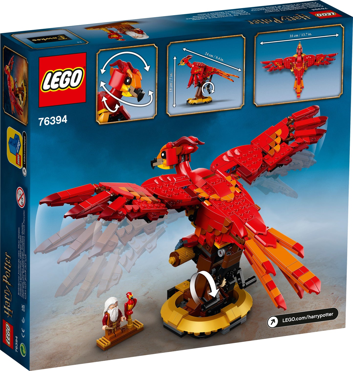 LEGO Fawkes, Dumbledores Phönix 76394 Harry Potter