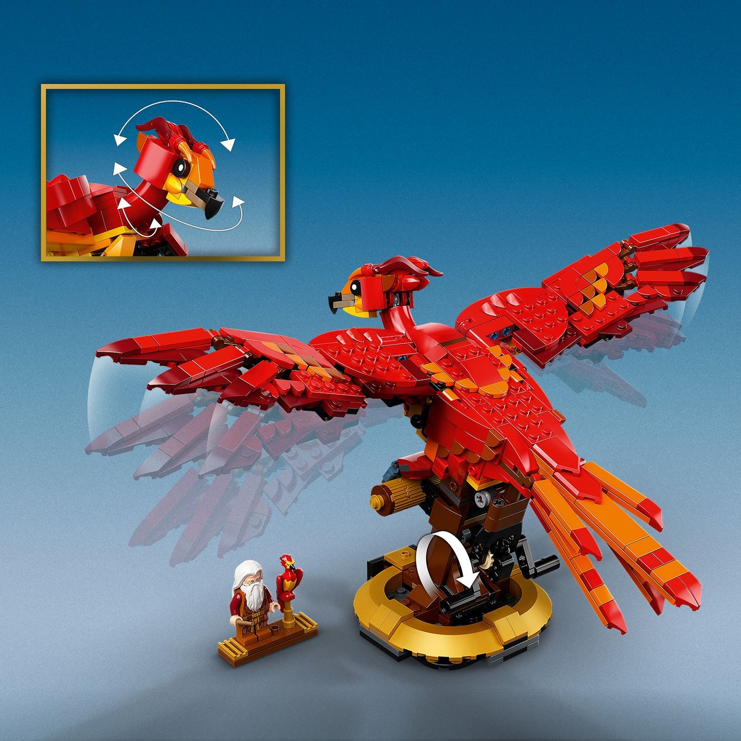 LEGO Fawkes, Dumbledores Phönix 76394 Harry Potter
