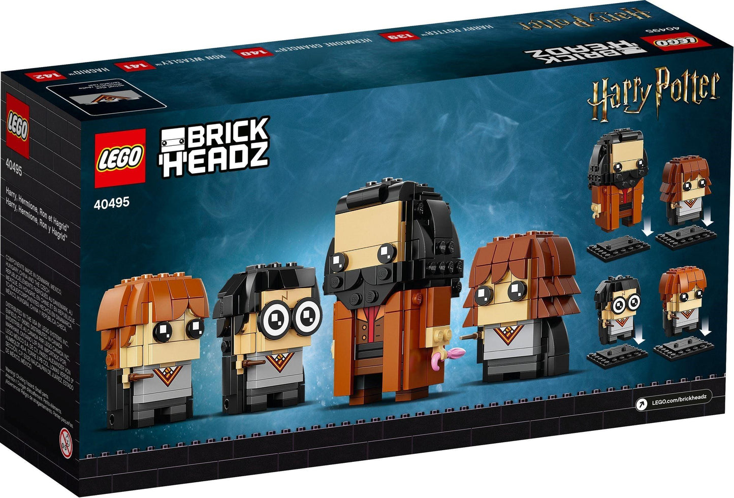 LEGO Harry, Hermione, Ron & Hagrid 40495 BrickHeadz LEGO Harry, Hermione, Ron & Hagrid 40495 BrickHeadz 40495 @ 2TTOYS LEGO €. 19.49