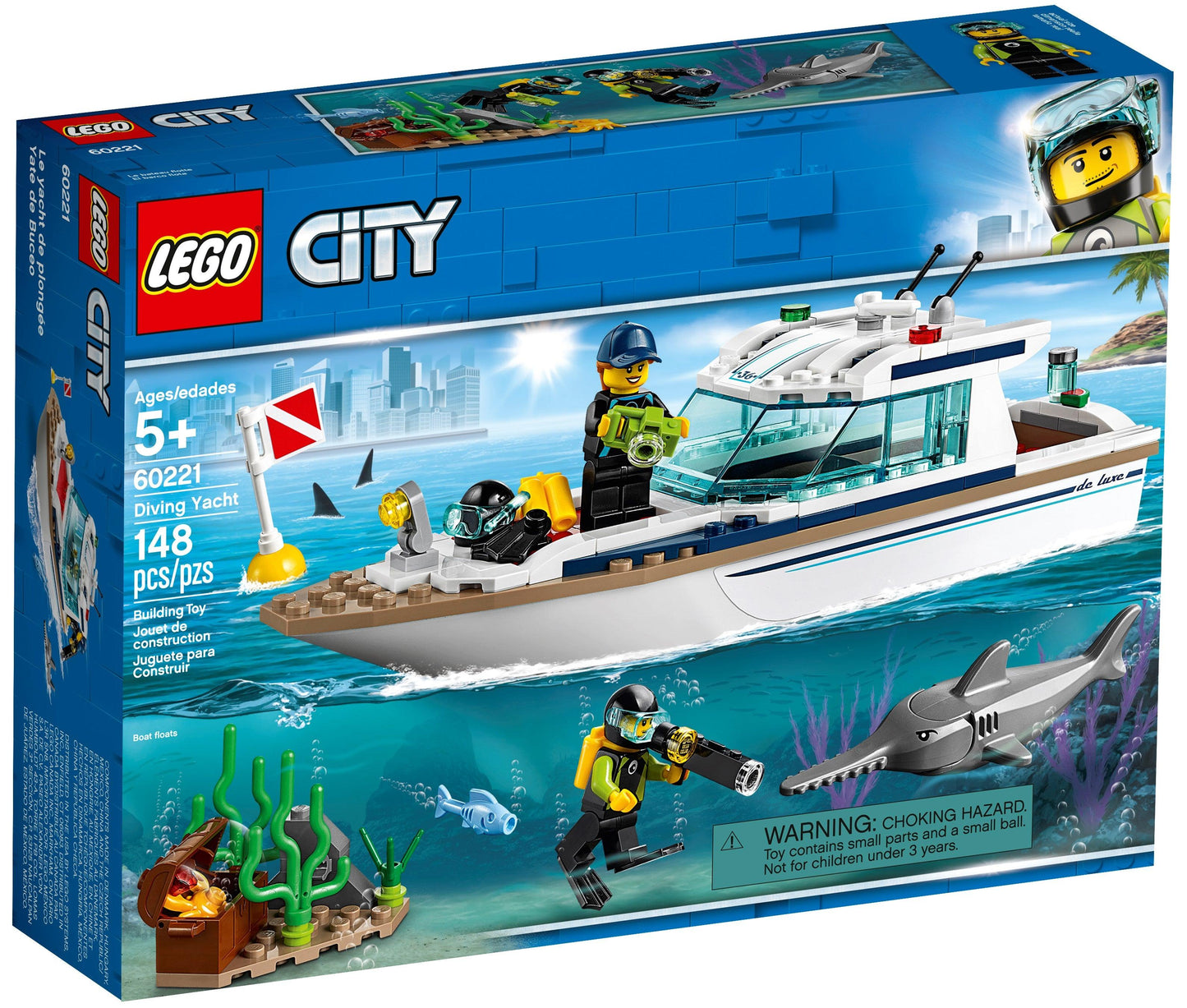 LEGO Luxe Duikjacht met duikers 60221 City LEGO CITY ONDERWATER @ 2TTOYS LEGO €. 16.49