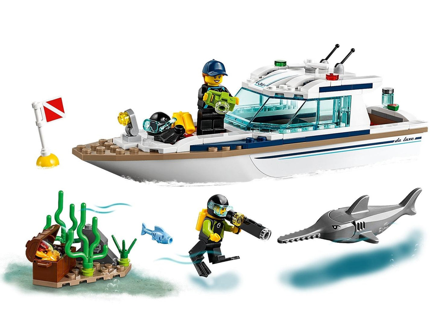 LEGO Luxe Duikjacht met duikers 60221 City LEGO CITY ONDERWATER @ 2TTOYS LEGO €. 16.49
