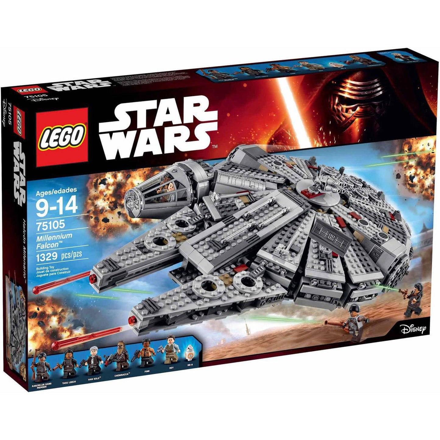 LEGO Millennium Falcon 2015: 1.329 delig 75105 StarWars LEGO STARWARS @ 2TTOYS LEGO €. 219.49