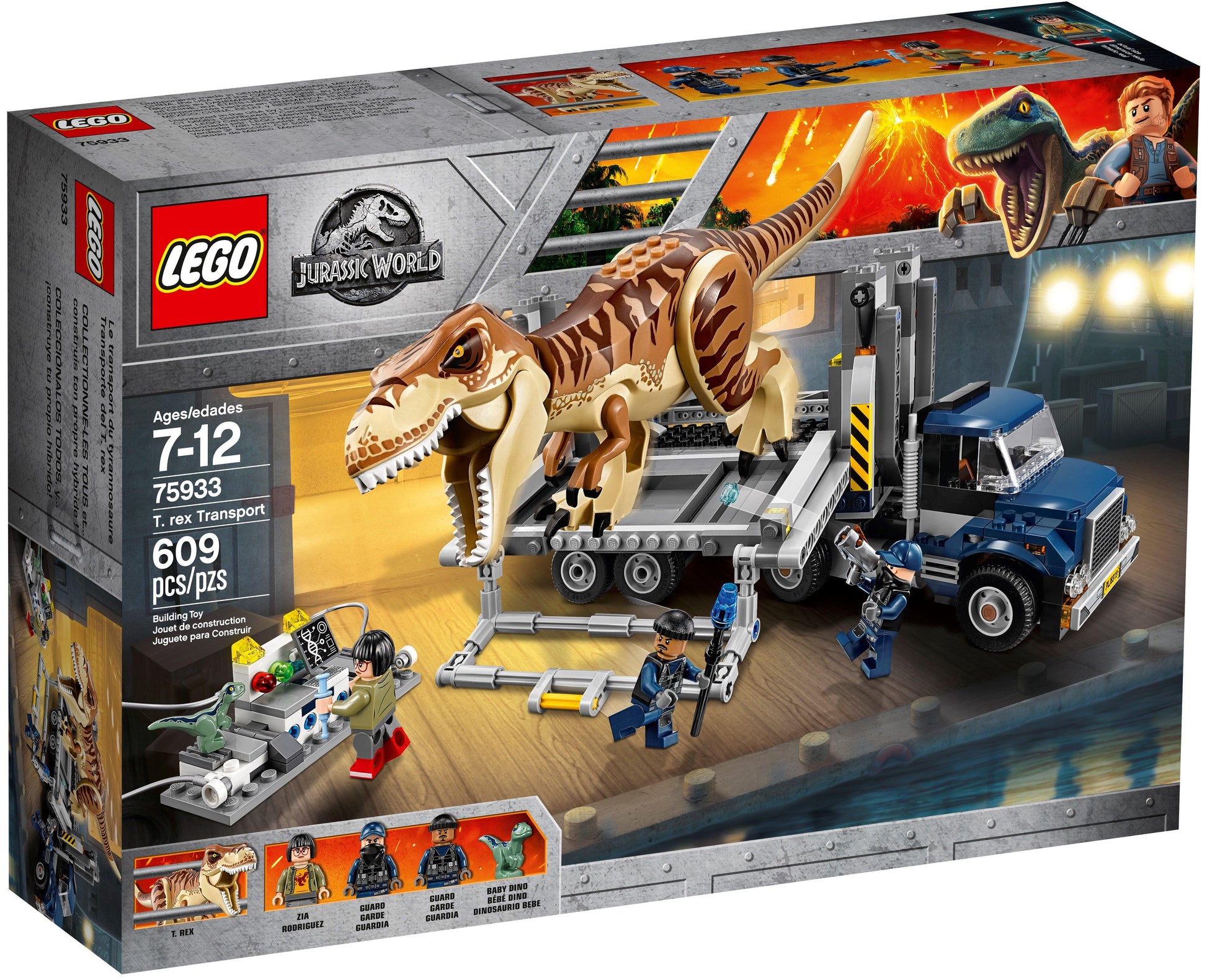 LEGO Transport van de T-Rex 75933 Jurassic World LEGO JURASSIC WORLD @ 2TTOYS LEGO €. 76.99