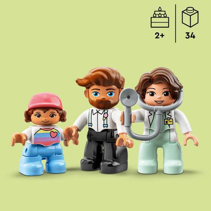 LEGO Bij de dokter 10968 DUPLO LEGO DUPLO @ 2TTOYS LEGO €. 16.49