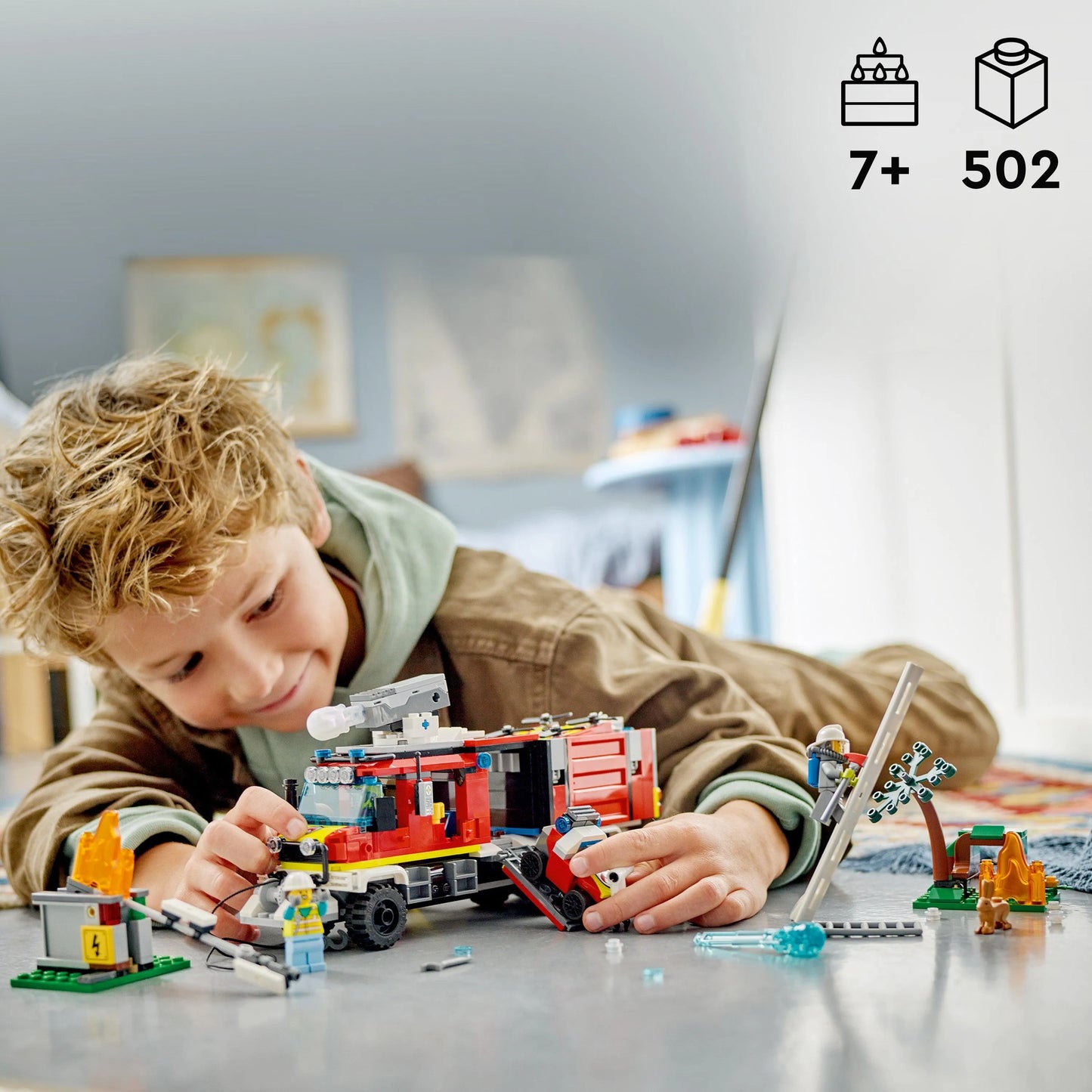 LEGO Commandowagen brandweer 60374 City LEGO CITY @ 2TTOYS | Official LEGO shop😊🥰 LEGO €. 46.49