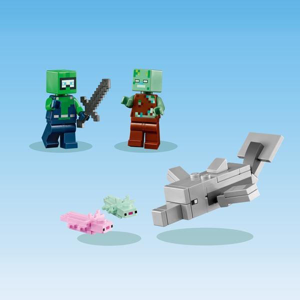 LEGO Het axolotlhuis 21247 Minecraft LEGO @ 2TTOYS LEGO €. 22.48