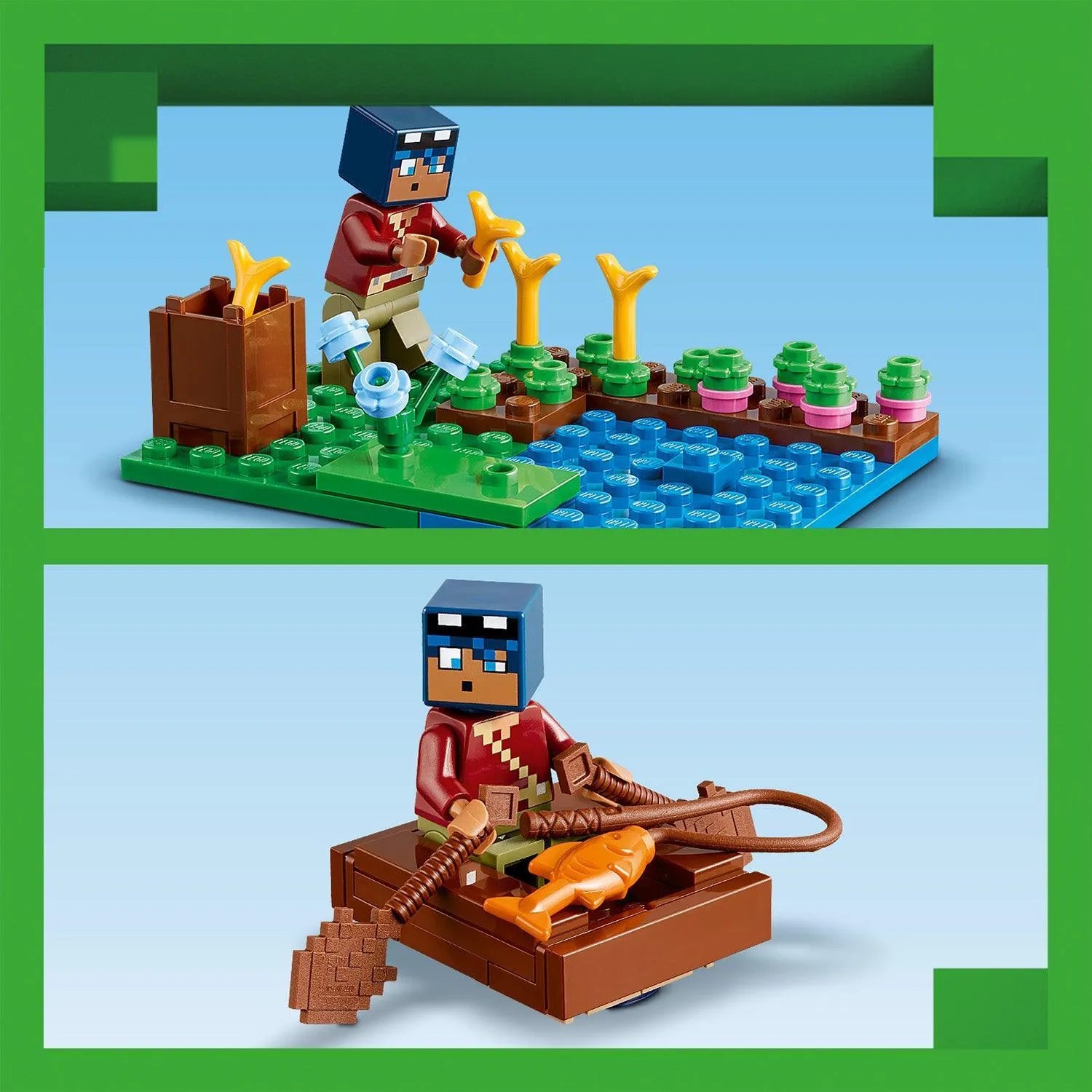 LEGO Het kikker huis 21256 Minecraft LEGO MINECRAFT @ 2TTOYS | Official LEGO shop😊🥰 LEGO €. 46.49
