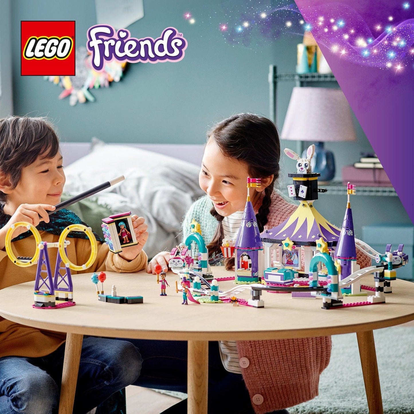 LEGO Magische kermis achtbaan 41685 Friends LEGO FRIENDS @ 2TTOYS LEGO €. 89.99