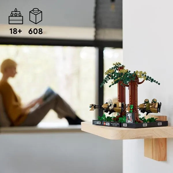 LEGO The Endor Speeder Bike Chase Diorama 75353 StarWars LEOG STARWARS @ 2TTOYS | Official LEGO shop😊🥰 LEGO €. 79.99