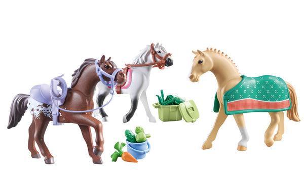 PLAYMOBIL 3 paarden met accessoires 71356 Horses of Waterfall PLAYMOBIL HORSES OF WATERFALL @ 2TTOYS PLAYMOBIL €. 11.99